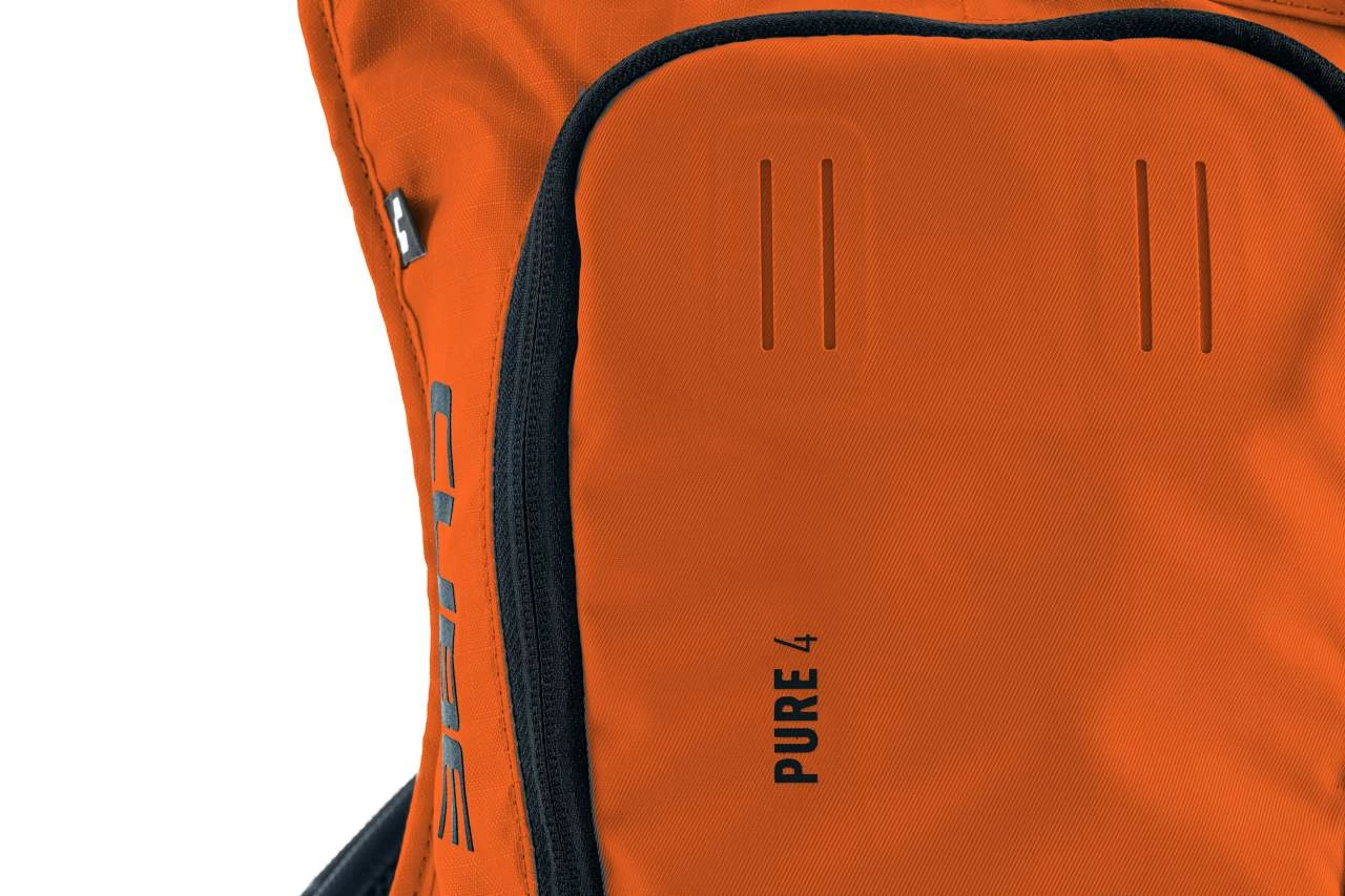 Cube Pure 4 X Actionteam Fahrrad Rucksack Orange – Bild 4
