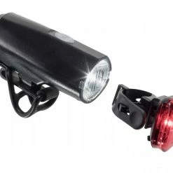 Cube RFR Tour 15 USB Fahrrad Beleuchtungsset Schwarz