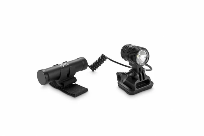 RFR Power-Licht 800 Fahrrad Helmlampe Schwarz