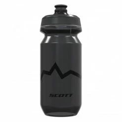 Scott G5 Corporate Fahrrad Trinkflasche 600ml Transparent Schwarz