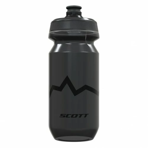 Scott G5 Corporate Fahrrad Trinkflasche 600ml Transparent Schwarz