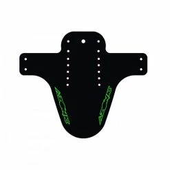 Azonic Splatter Fender Schutzblech Logo Schwarz/neon Grün
