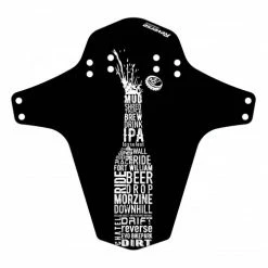 Reverse Mudfender Bottle Schutzblech Schwarz