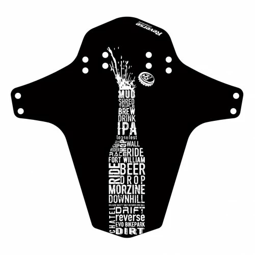 Reverse Mudfender Bottle Schutzblech Schwarz