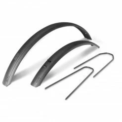 Acid MTB 60 27.5''-29 Fahrrad Streben Schutzblechset Schwarz