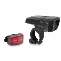 Acid Pro 40 Fahrrad Beleuchtungsset Schwarz