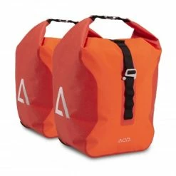 Acid Travlr Pro 20/2 Fahrrad Gepäckträgertasche Set Rot