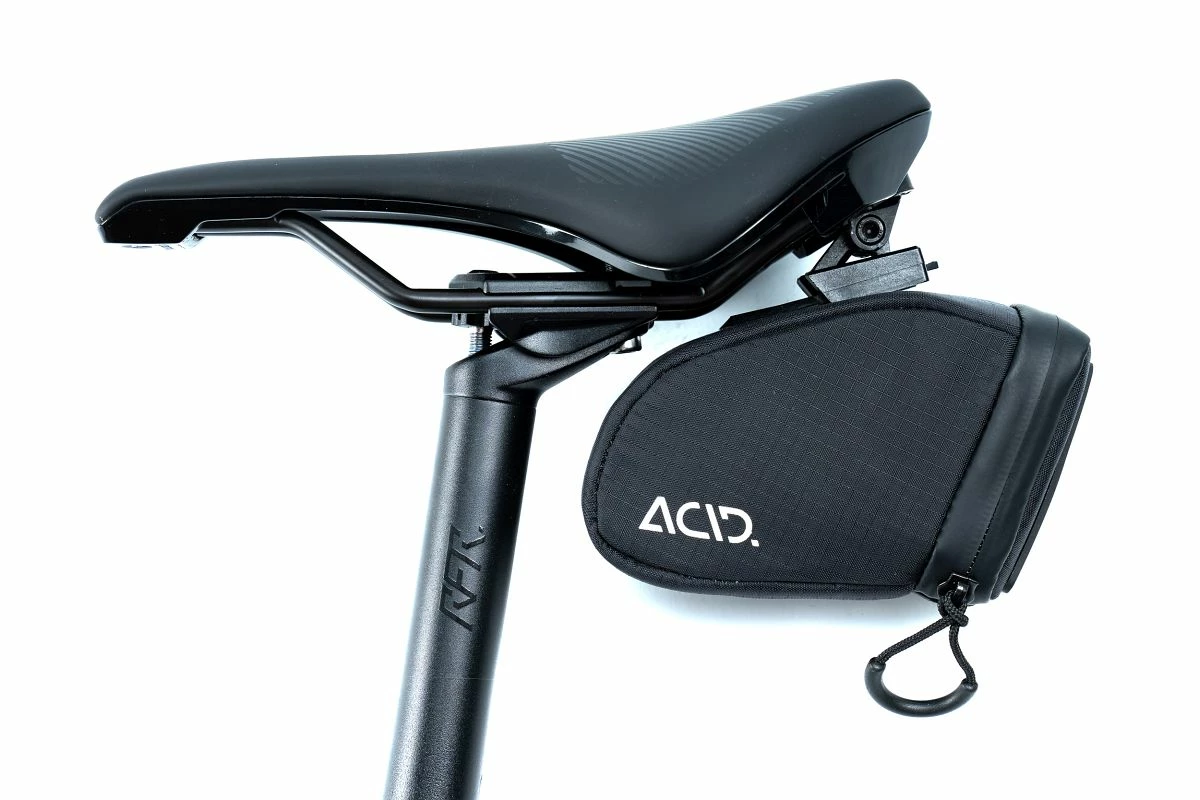 Acid Click S Fahrrad Satteltasche Schwarz – Bild 2