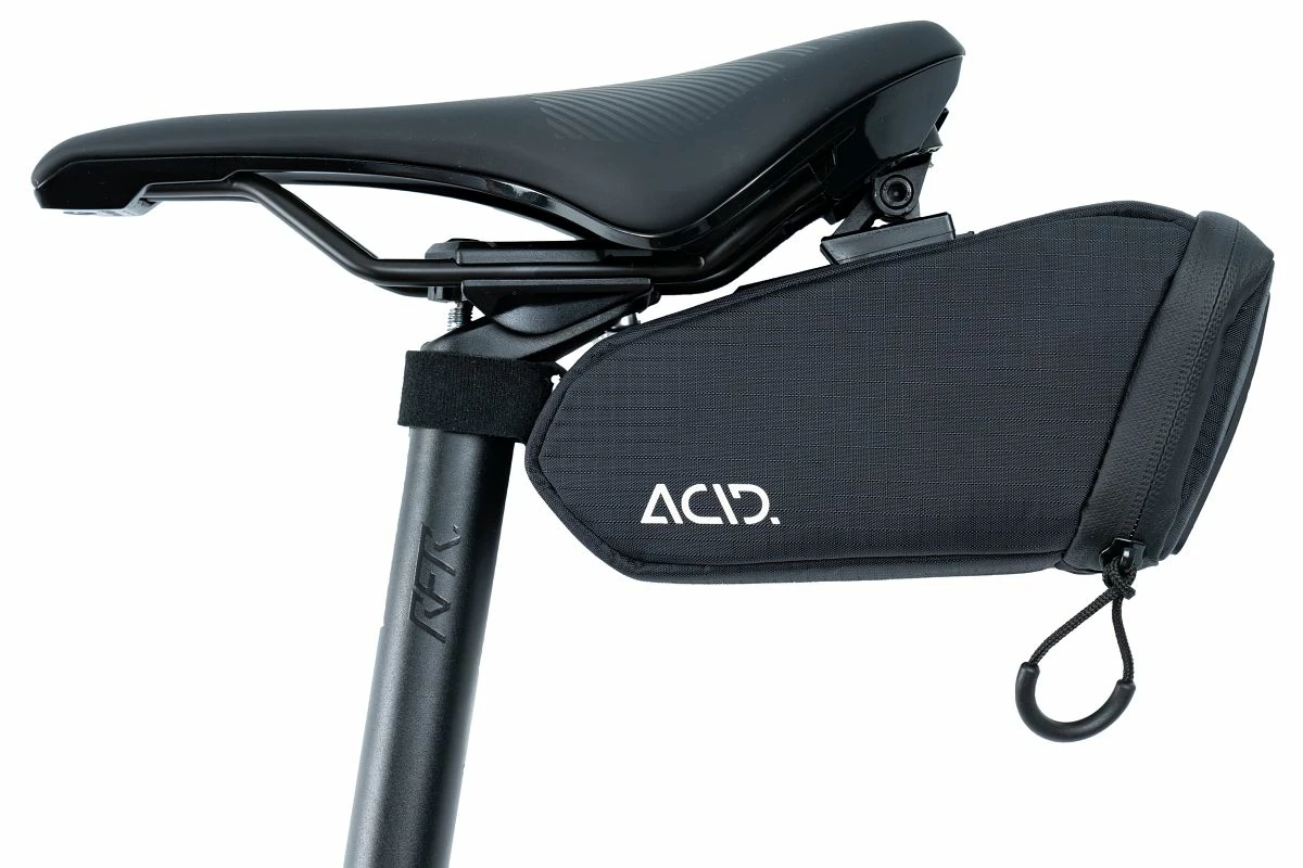 Acid Click M Fahrrad Satteltasche Schwarz – Bild 2