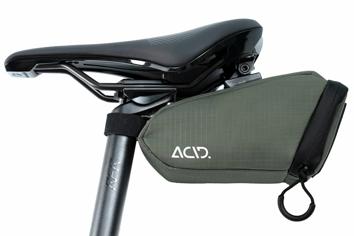 Acid Click M Fahrrad Satteltasche Beige – Bild 2