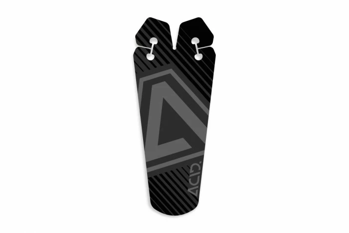 Acid Splash Mudfender Fahrrad Schutzblech Hinten Schwarz/grau