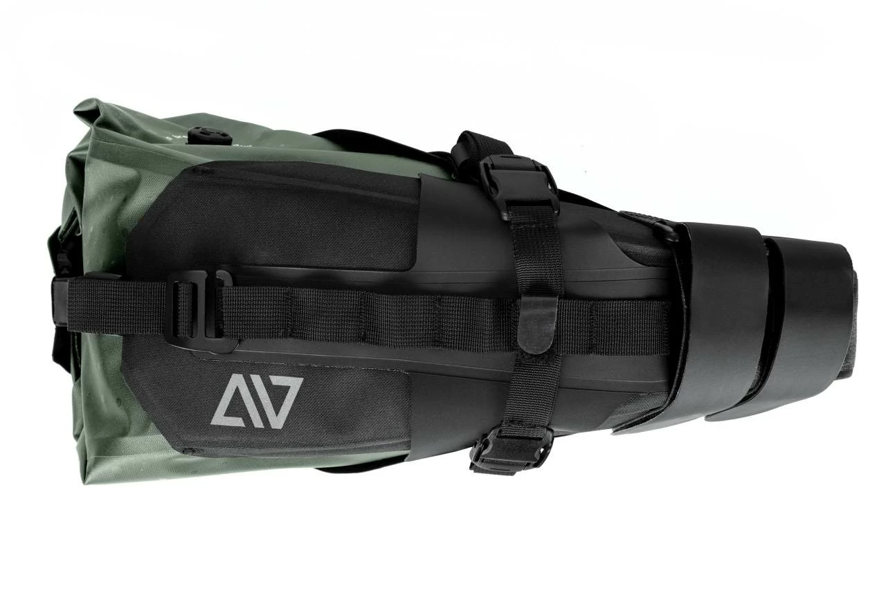 Acid Pack Pro 11 Bikepacker Fahrrad Satteltasche Grün – Bild 5