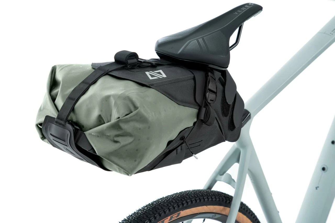 Acid Pack Pro 11 Bikepacker Fahrrad Satteltasche Grün – Bild 4
