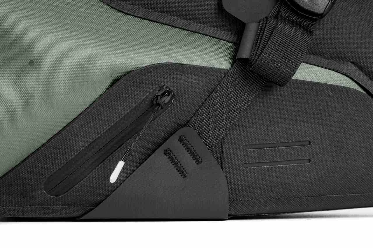 Acid Pack Pro 11 Bikepacker Fahrrad Satteltasche Grün – Bild 2