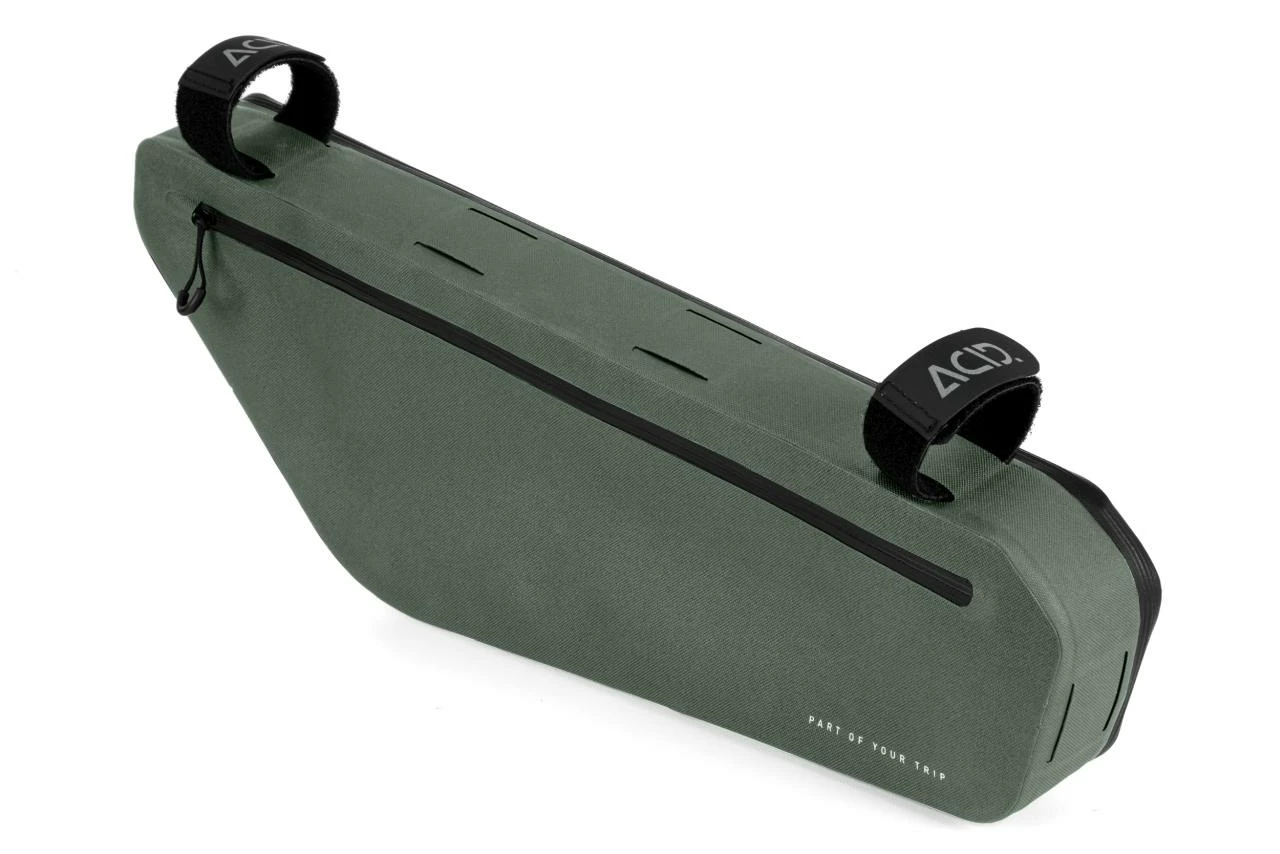 Acid Pack Pro 4 Bikepacker Fahrrad Rahmentasche Grün – Bild 5