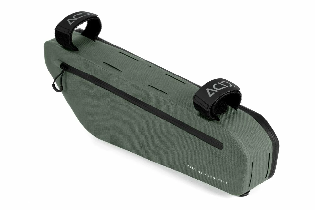 Acid Pack Pro 2 Bikepacker Fahrrad Rahmentasche Grün – Bild 3