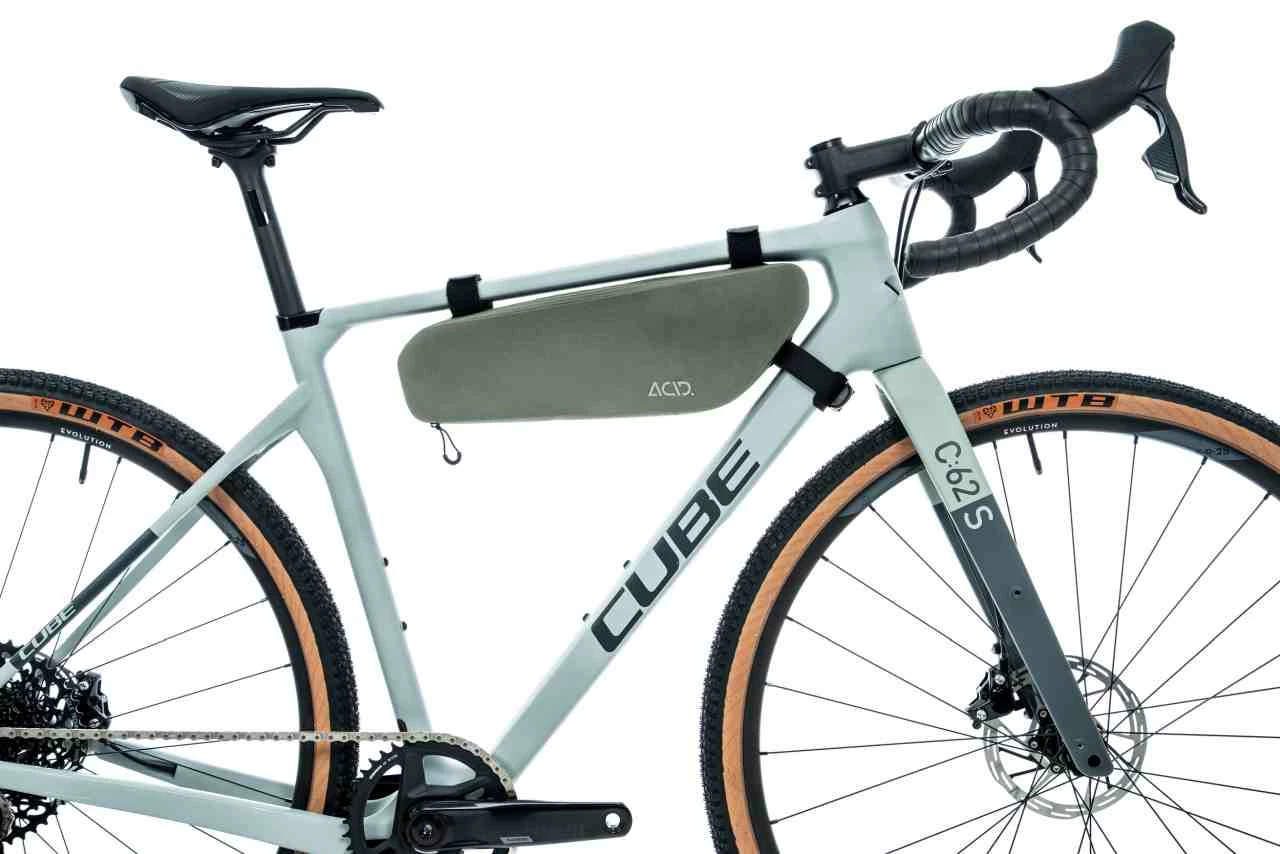 Acid Pack Pro 2 Bikepacker Fahrrad Rahmentasche Grün – Bild 6
