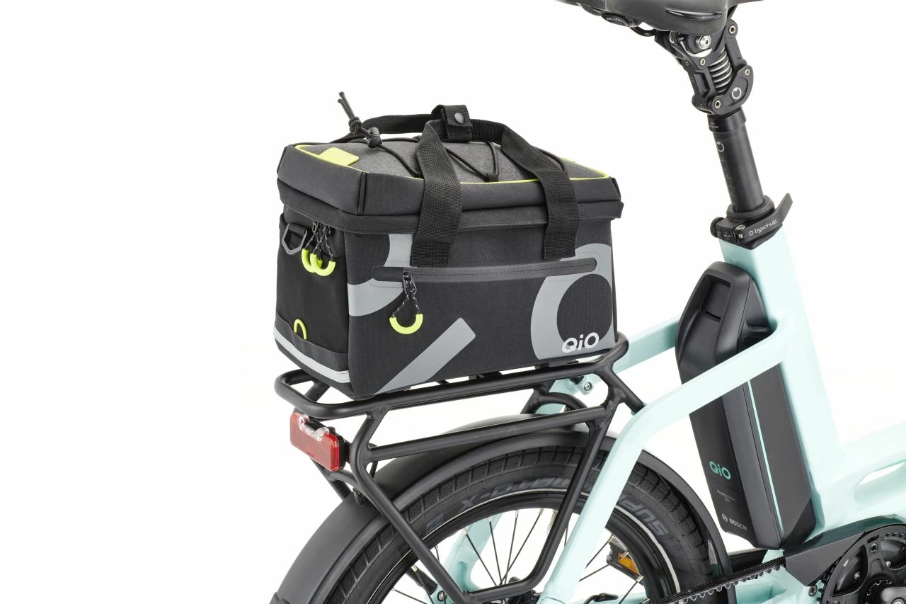 Qio Noah MIK Fahrrad Gepäckträgertasche Schwarz – Bild 2
