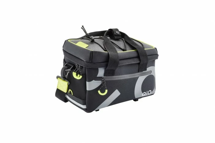 Qio Noah MIK Fahrrad Gepäckträgertasche Schwarz