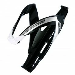 Elite Custom Race Fahrrad Flaschenhalter Schwarz/weiß Glanz