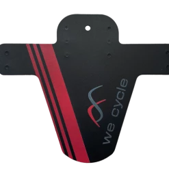 We Cycle Team Mudfender Fahrrad Schutzblech Schwarz/rot